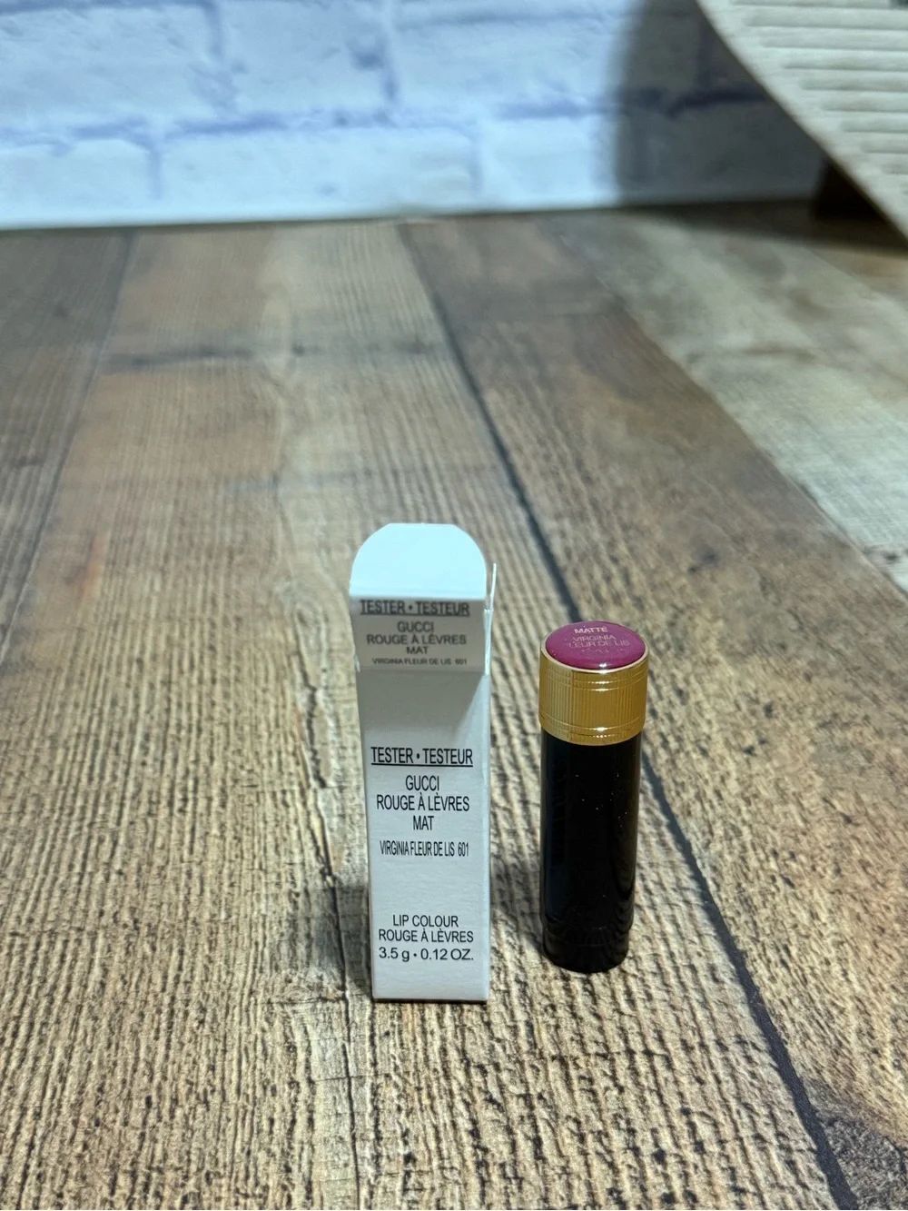 Gucci Rouge A Levres Mat Lip Color - 601 Virginia Fleur De Lis